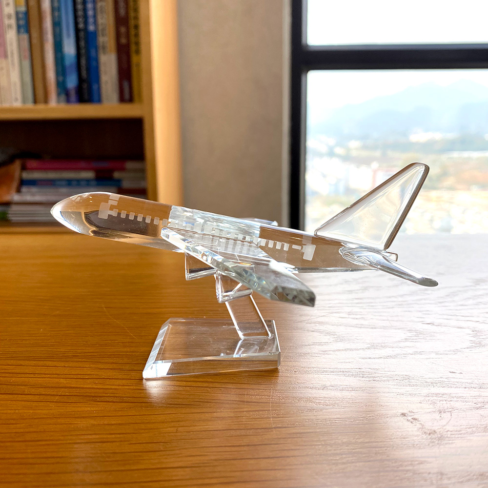 Figuritas de avión de cristal  - Paper Weight Crystal reseña y precio